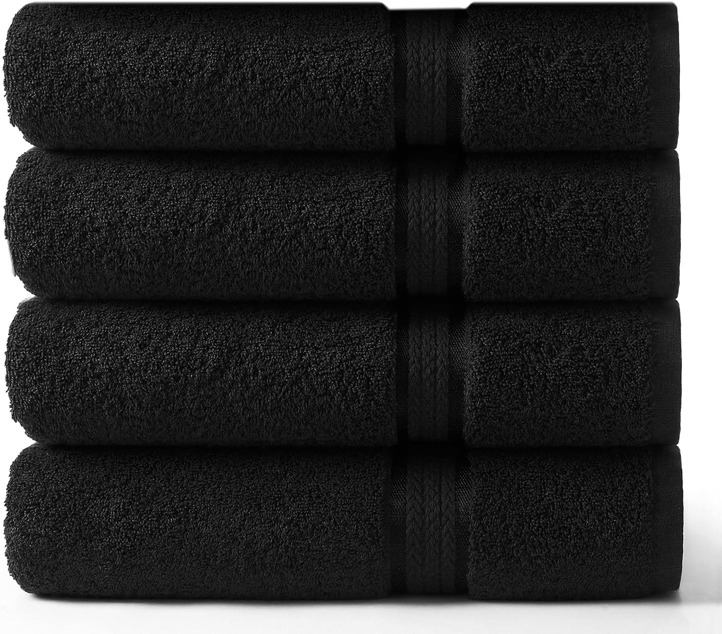 COTTON CRAFT Ultra Soft Bath Towels - 4 Pack Extra Large Set