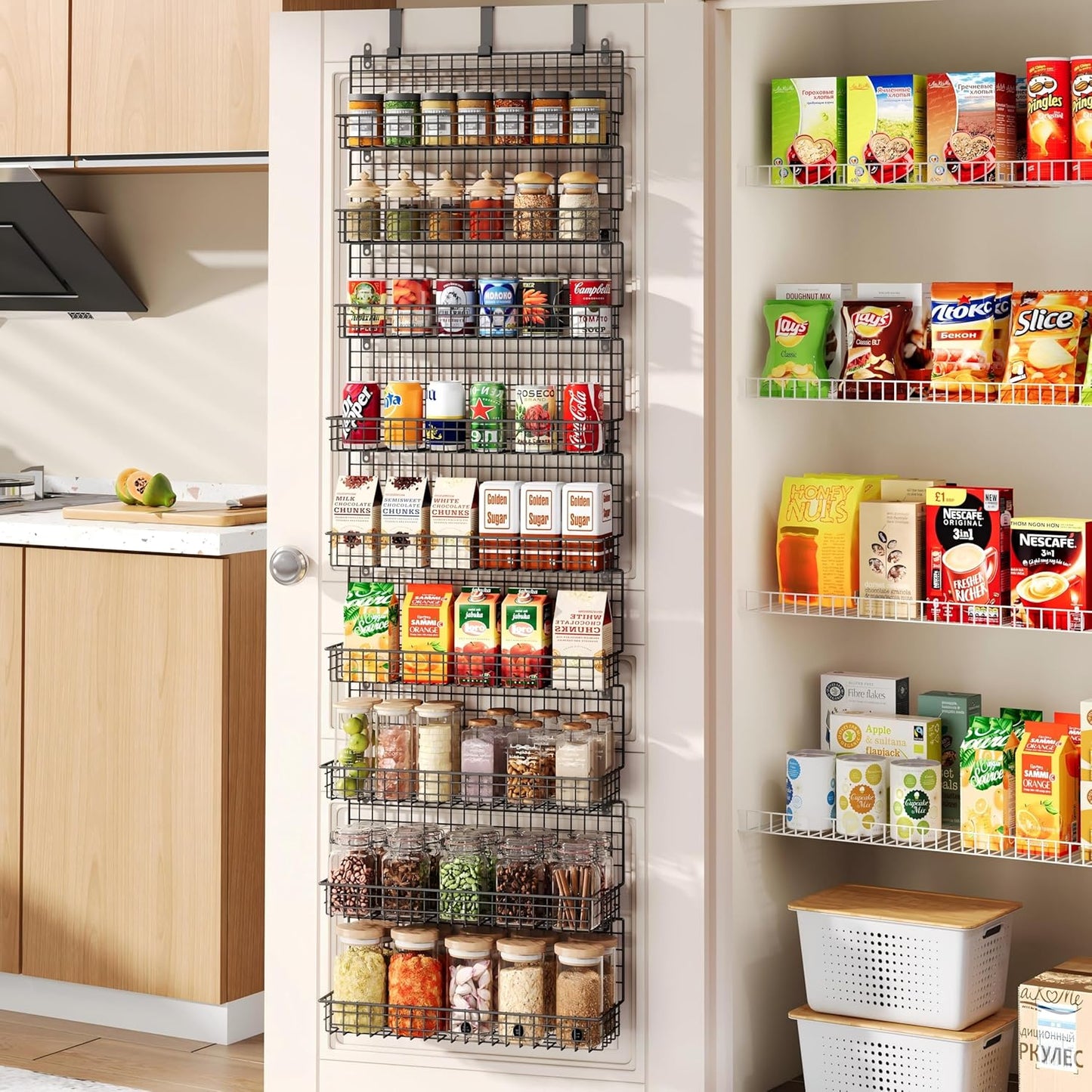 9-Tier Spice Rack Organizer for Ultimate Kitchen Storage Solution
