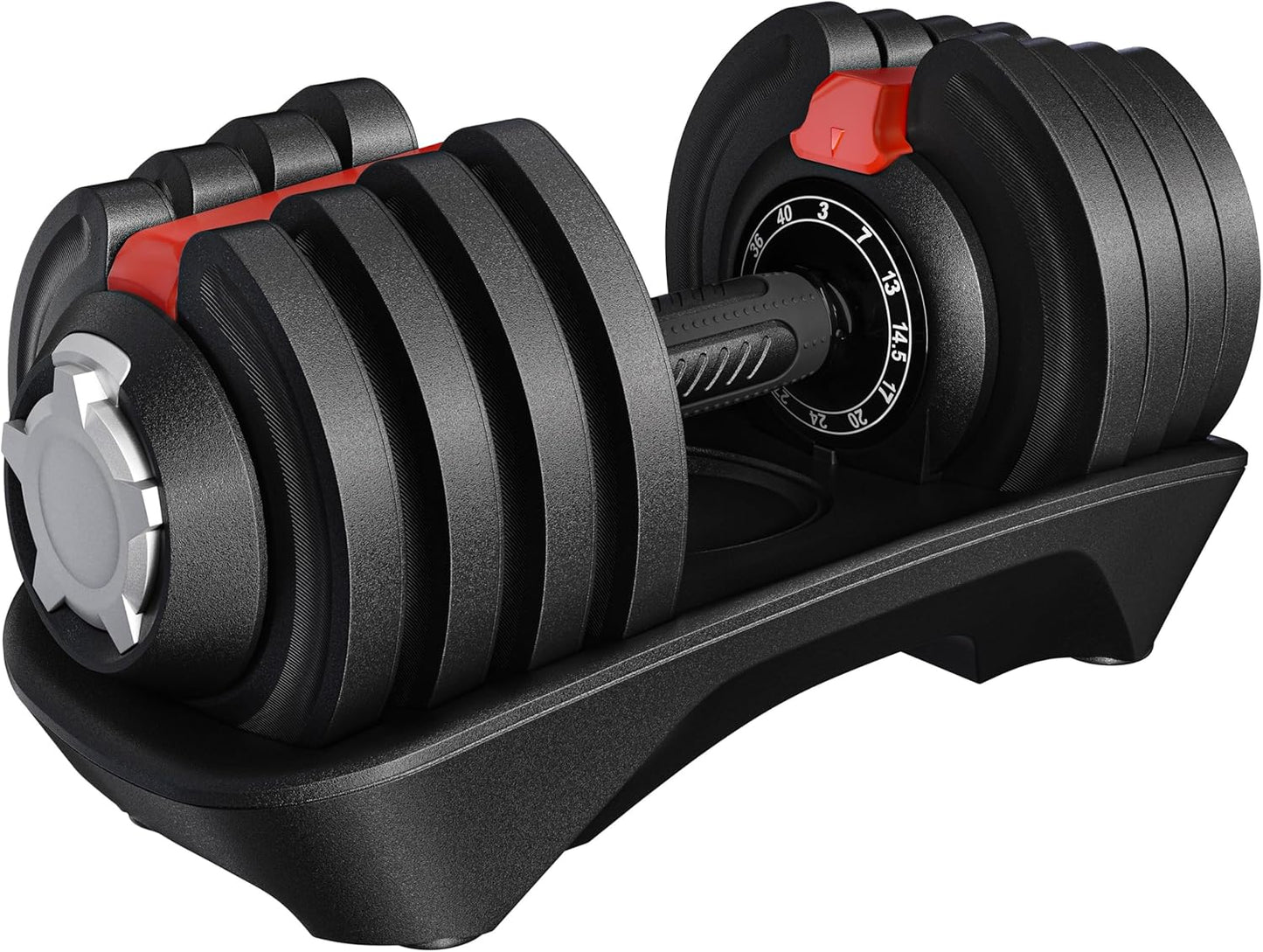 Yaheetech Adjustable Dumbbell Set for Home Gym Strength Training