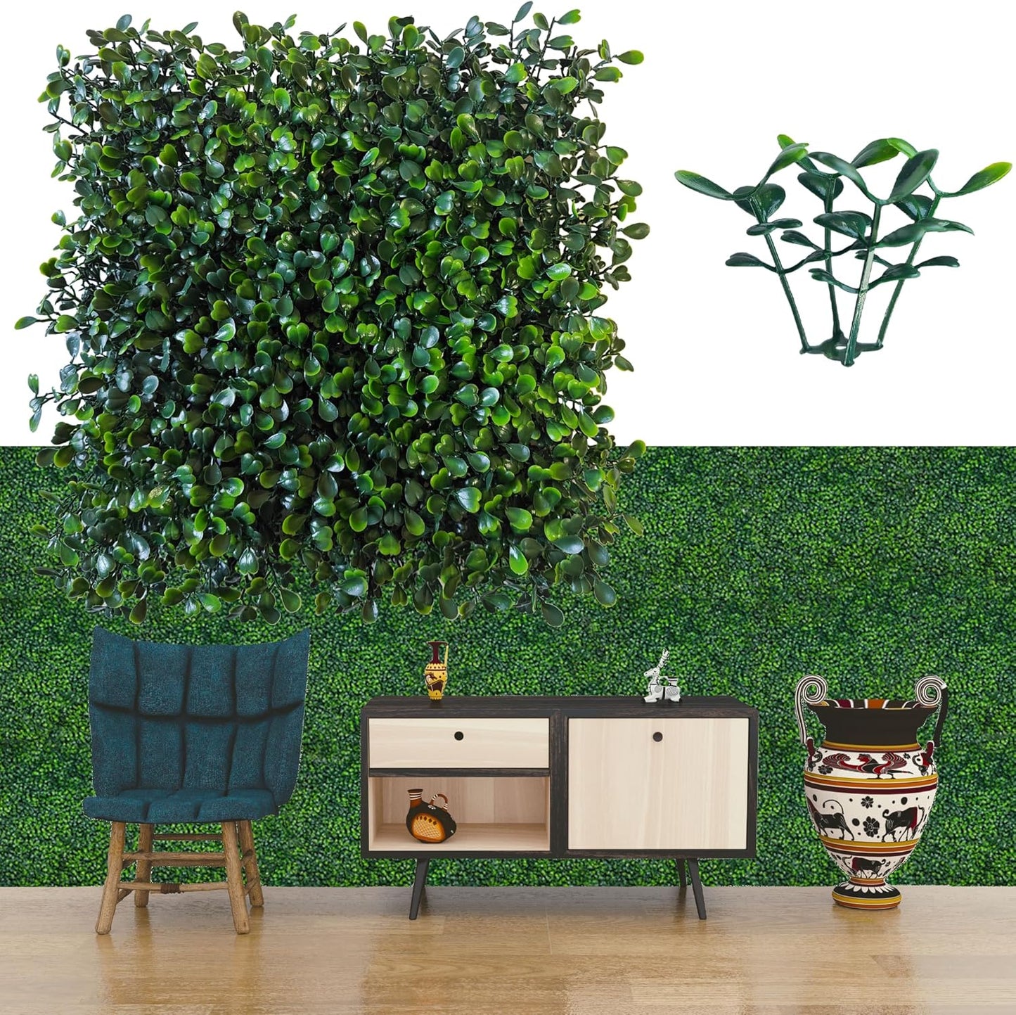 Artificial Grass Wall Panel Backdrop for Indoor Outdoor Decor