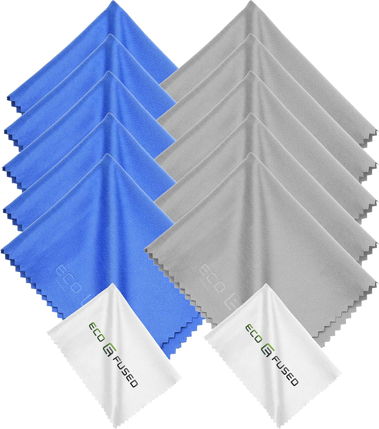 Colorful Microfiber Cleaning Cloths - 12 Pack - Multi-Purpose Cleaning Solution
