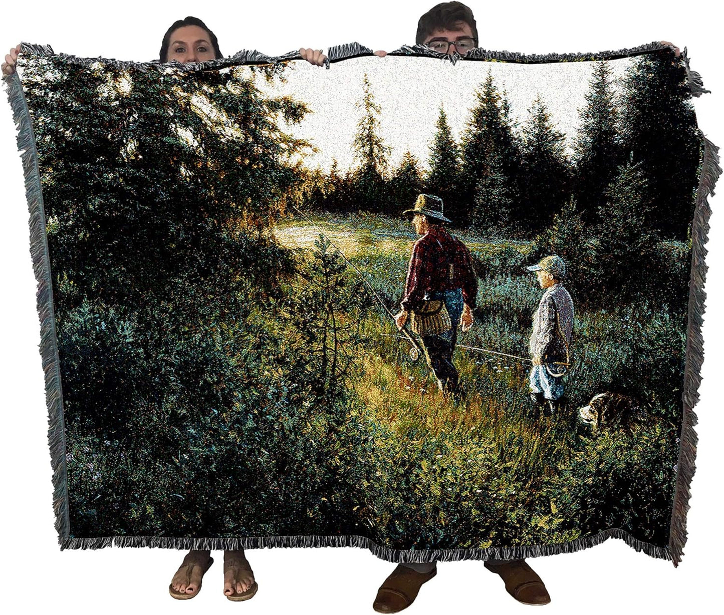 Good Times Fishing Blanket - Lake Lodge Gift