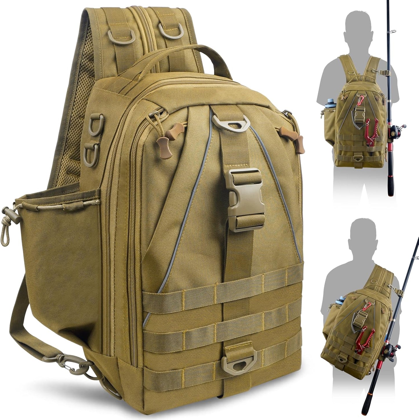 SILANON Waterproof Fishing Backpack: Ultimate Tackle Storage