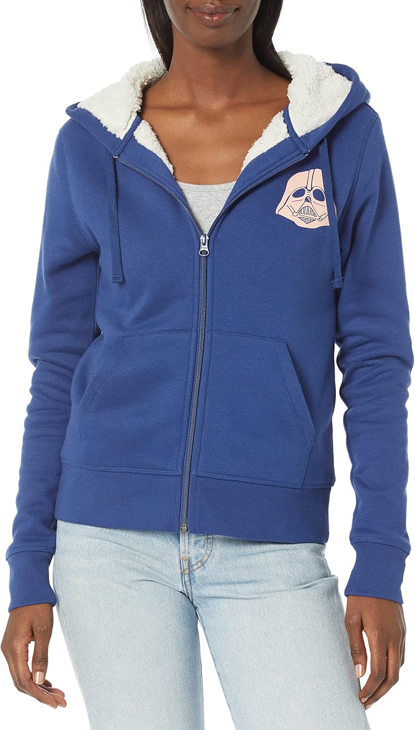 Disney Marvel Star Wars Princess Women's Fleece Sherpa Hoodie