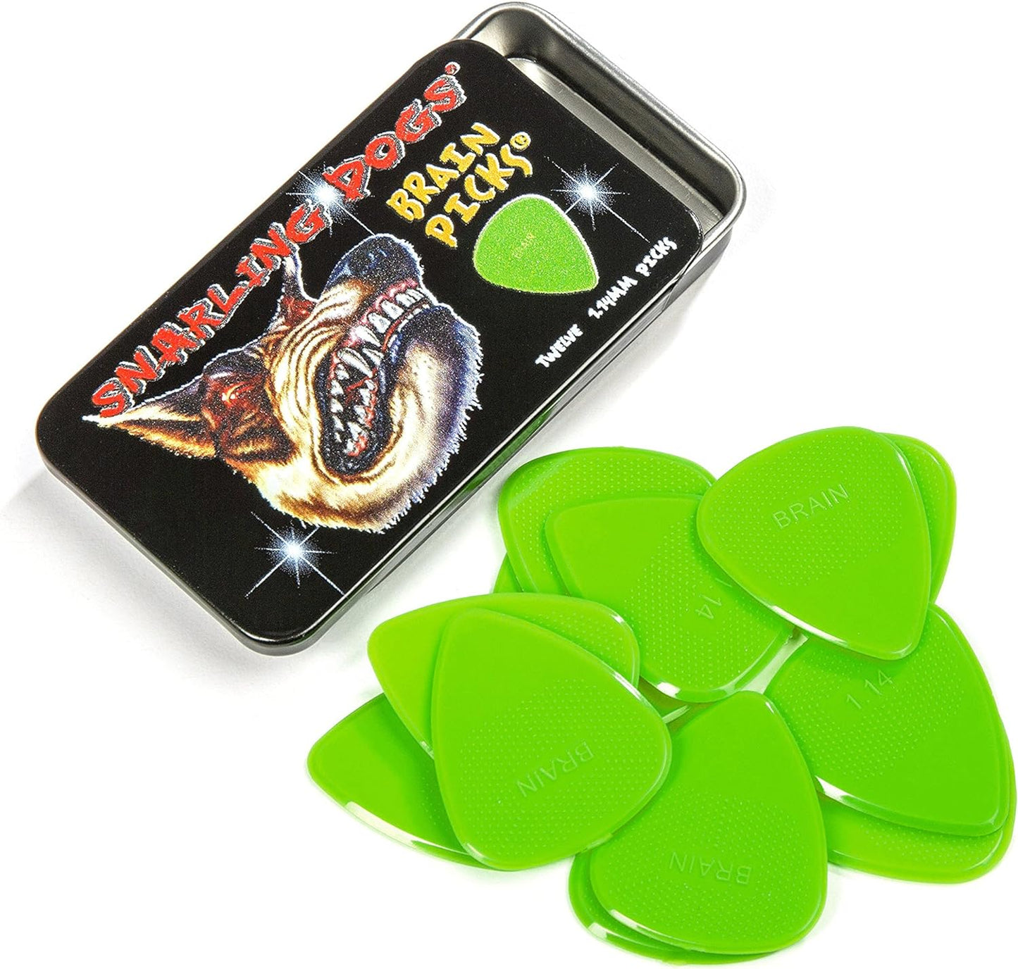 D'Andrea Snarling Dog Brain Picks 12 Pack - Precision Control!