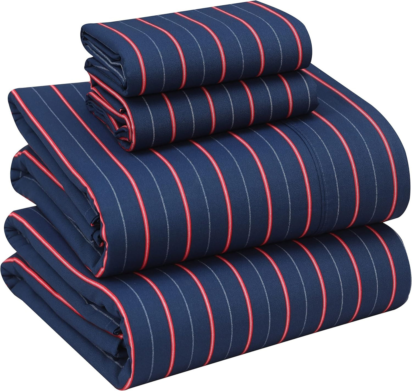 100% Cotton Full Size Bed Sheets Set for Ultimate Comfort
