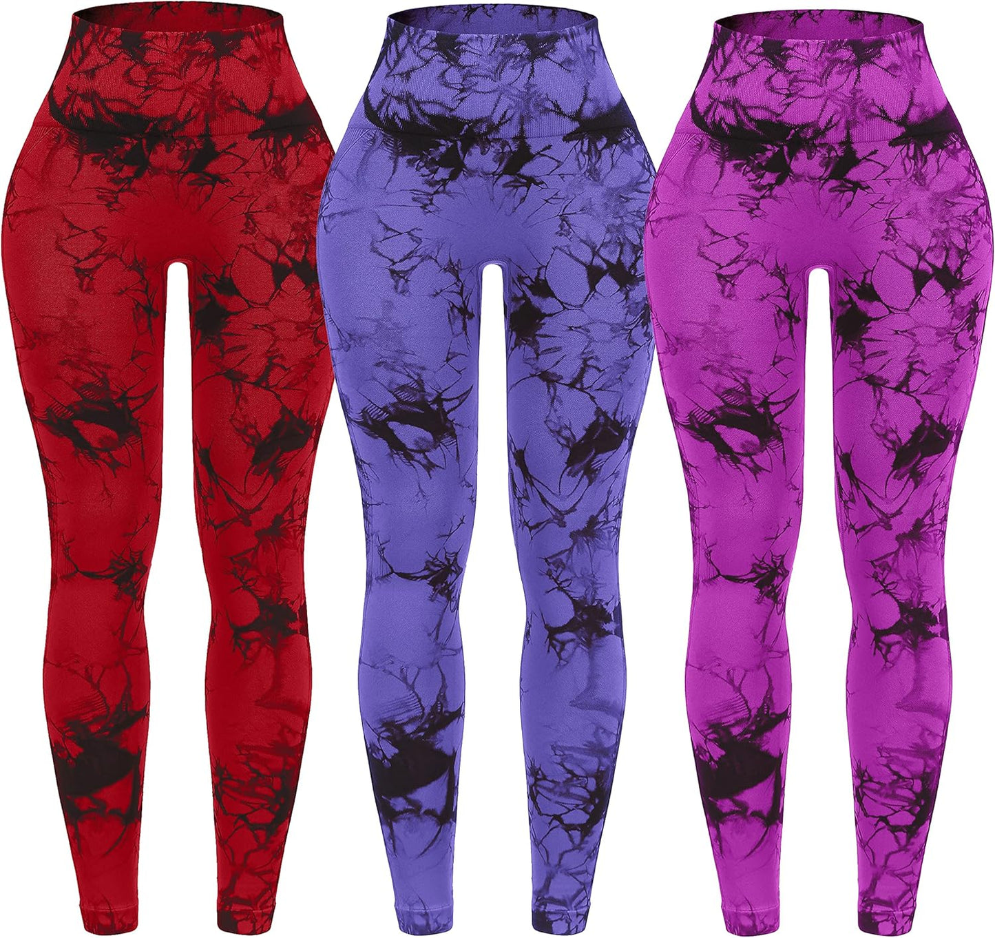 OVESPORT Tie Dye Seamless High Waisted Workout Leggings Review