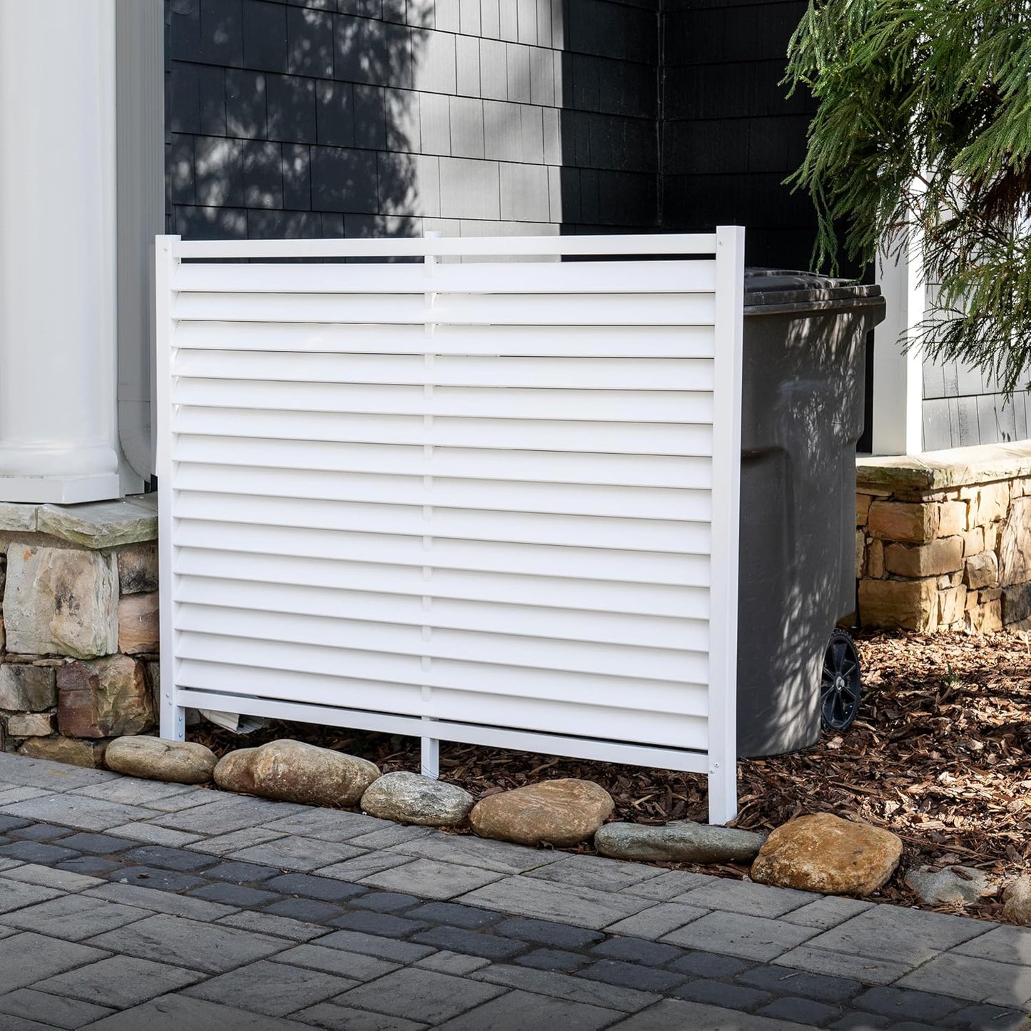 4ft H x 5ft W No Dig Enclo Savannah Privacy Screen for Outdoors
