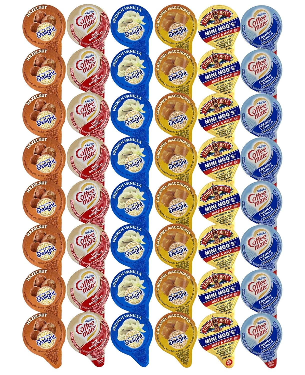 Delicious 6-Flavor Coffee Creamer Pack