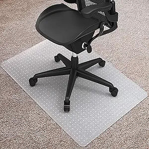 Kuyal Desk Chair Mat for Carpet, 30in x 48in Rectangle Mat
