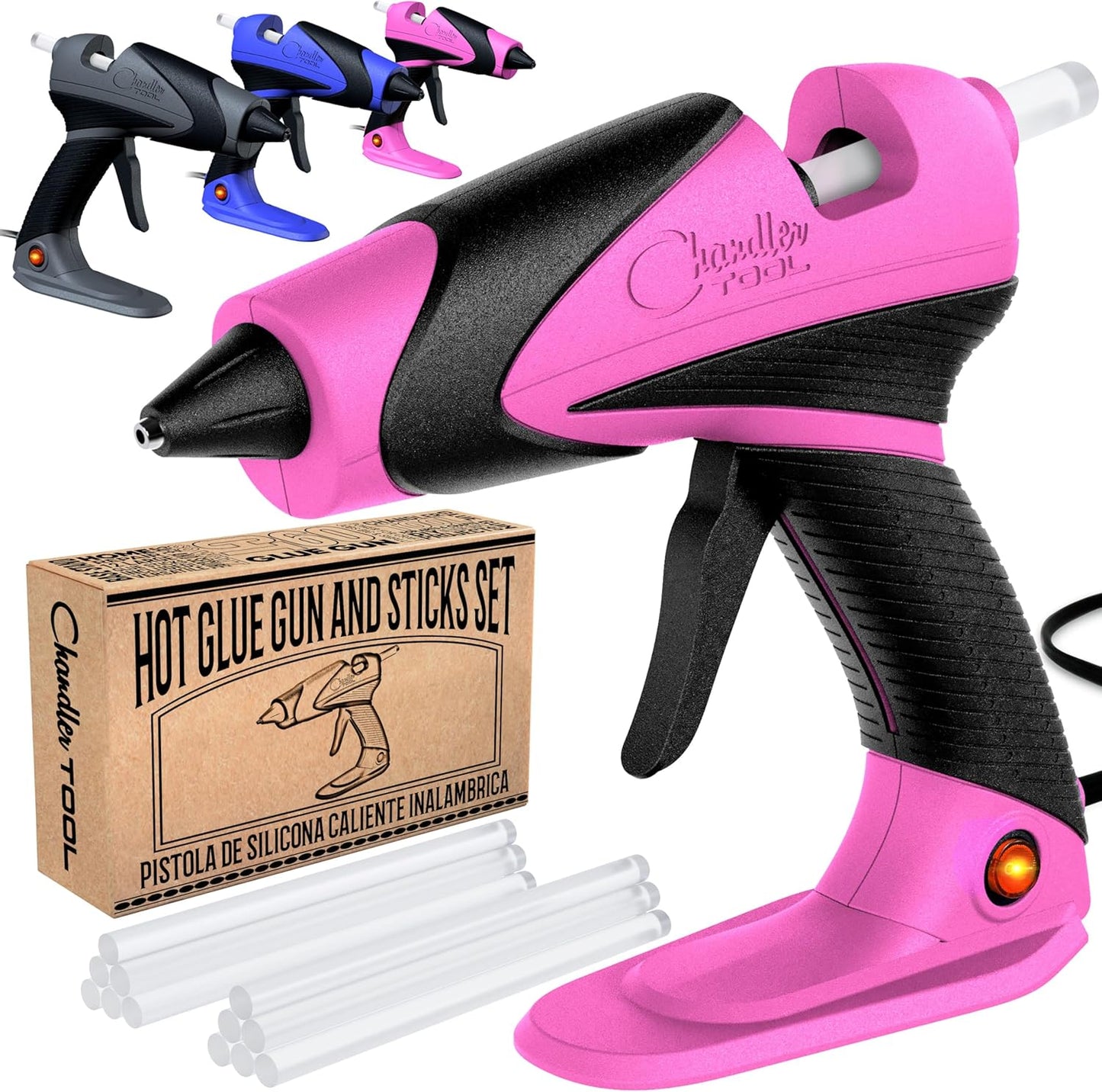 Chandler Tool Full Size Hot Glue Gun Set for Crafts and DIY