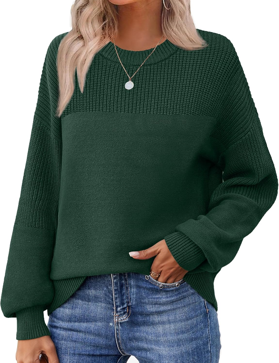 Zeagoo Women's Chunky Knit Sweater for Fall and Winter Style