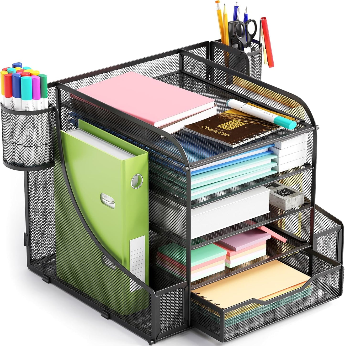 EVOOMI 5 Tier Desk Organizer - Boost Productivity