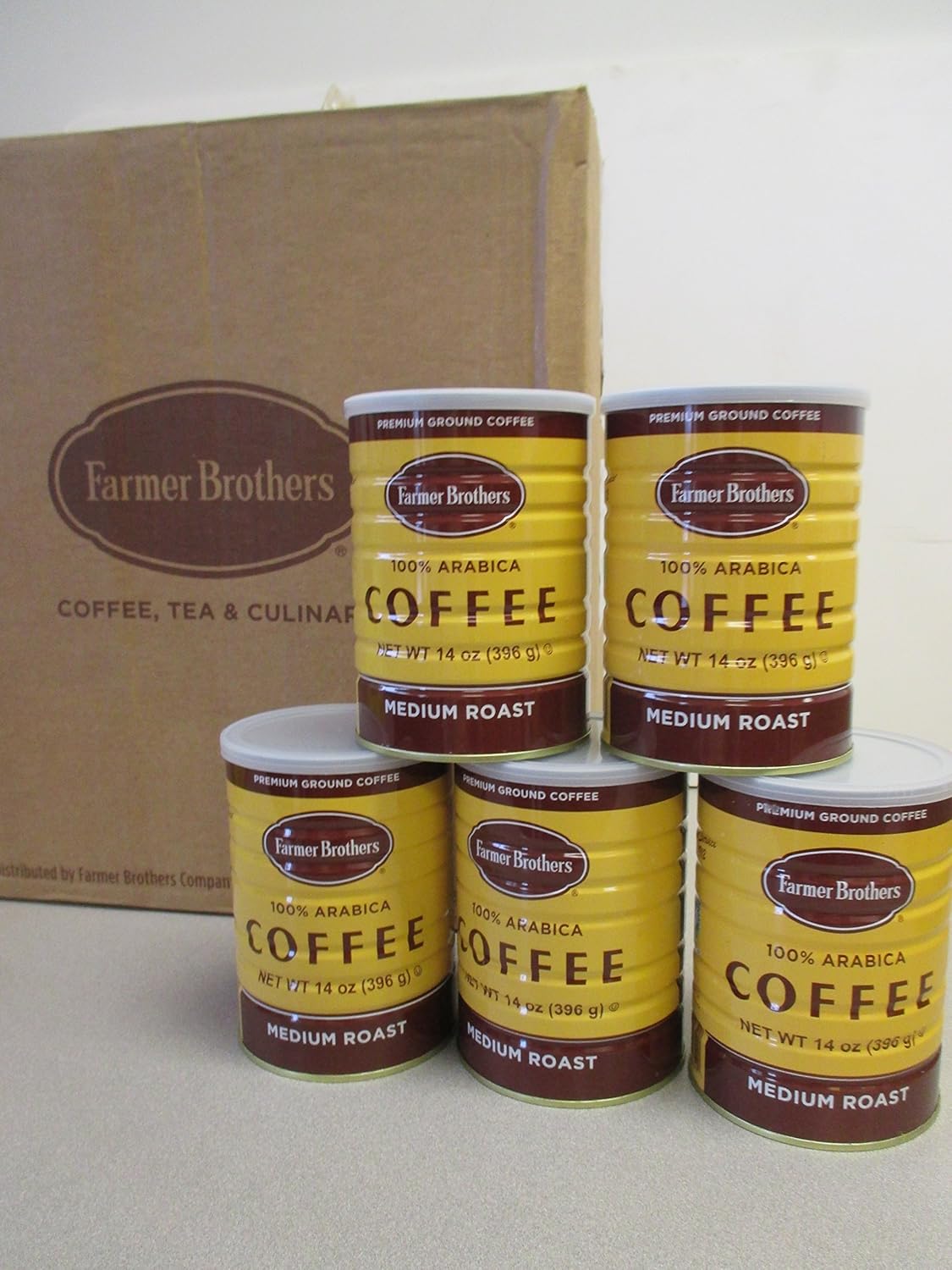 100% Arabica Medium Roast Ground Coffee - Rainforest Certified
