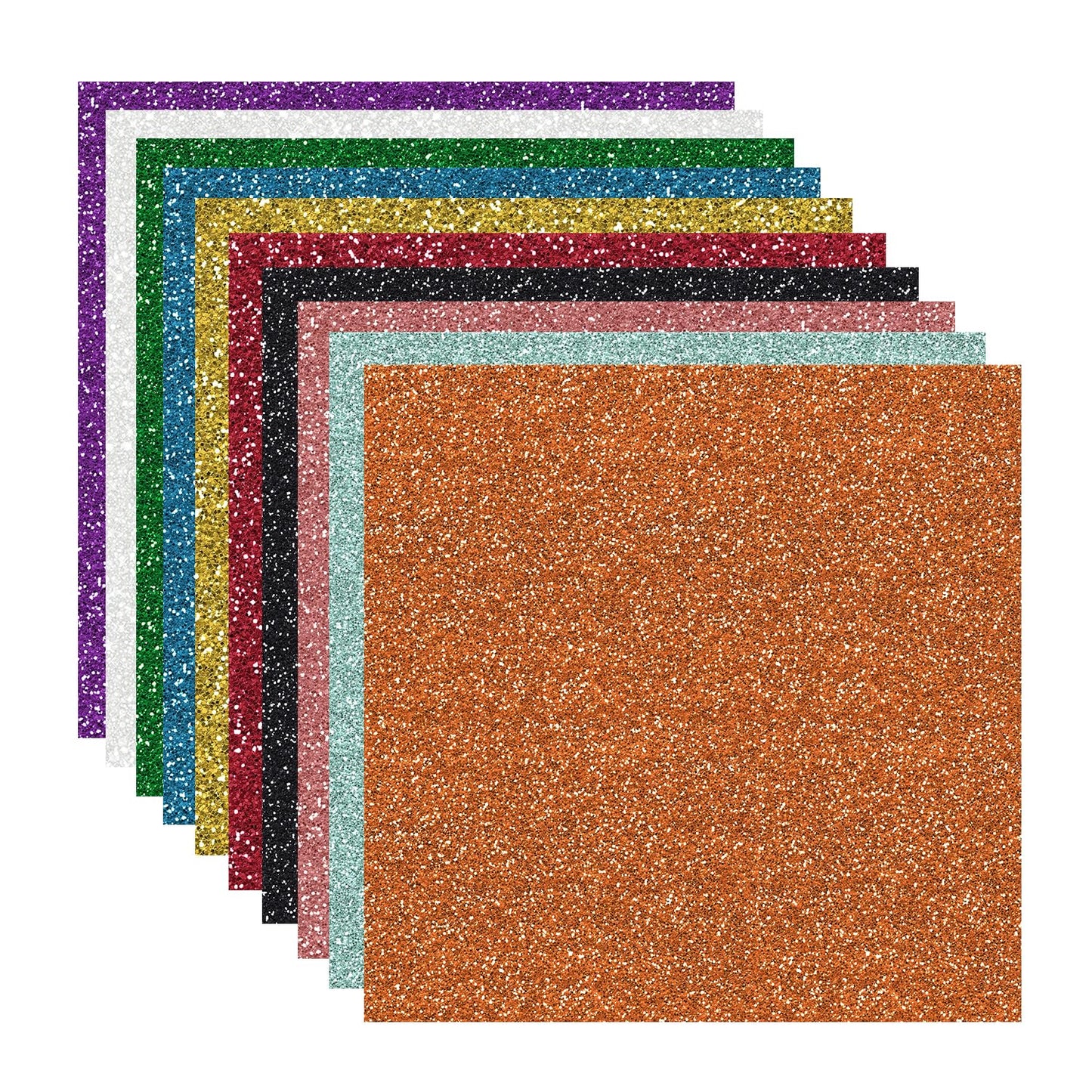 10 Packs 8ft x 8ft Glitter Acrylic Sheets for DIY Craft Projects