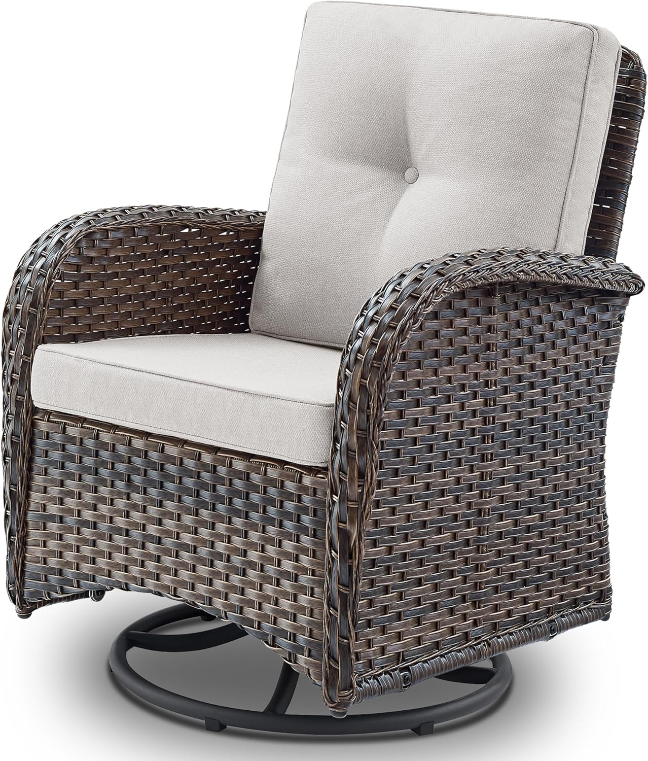 Patio Furniture Swivel Glider Chairs for Outdoor Relaxation