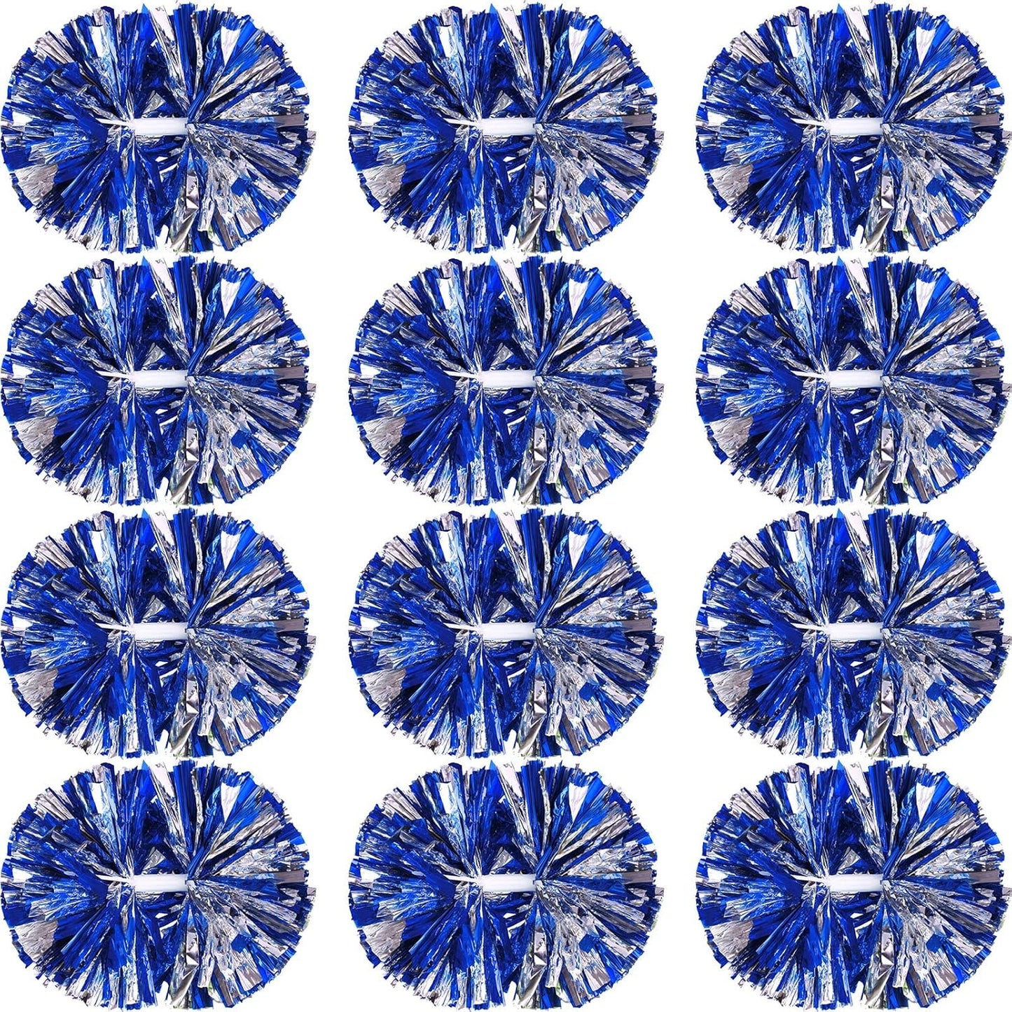 Hoteam Cheerleading Pom Poms 12 Pack for Dance and Sports Events