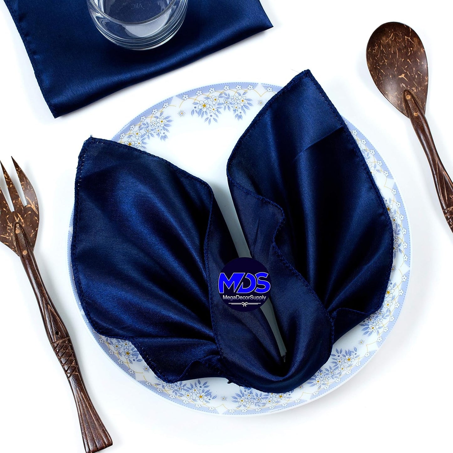 MDS Christmas Satin Cloth Napkins for Elegant Holiday Dining