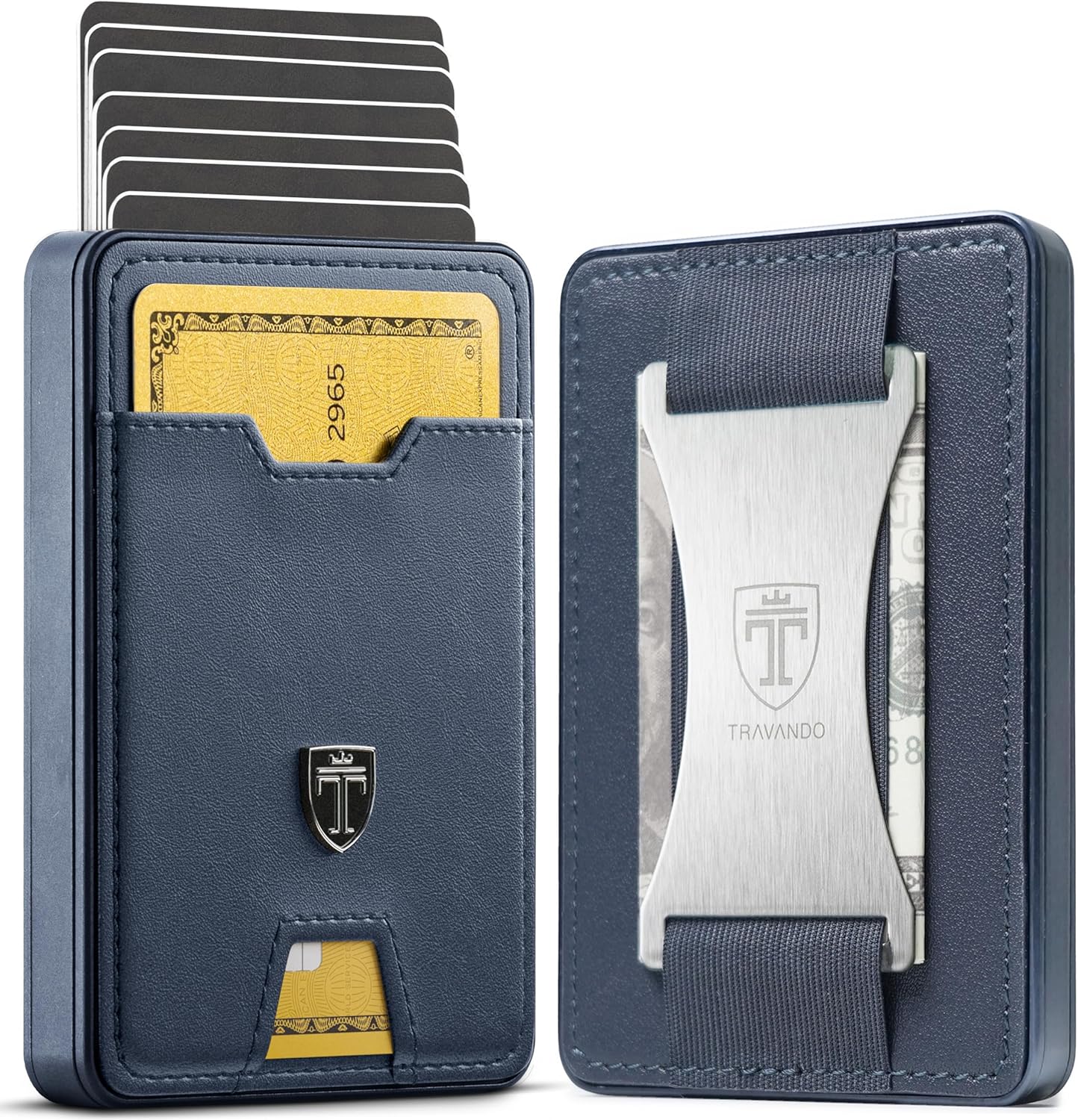 TRAVANDO Swype Slim Wallet for Men with RFID Blocking Feature