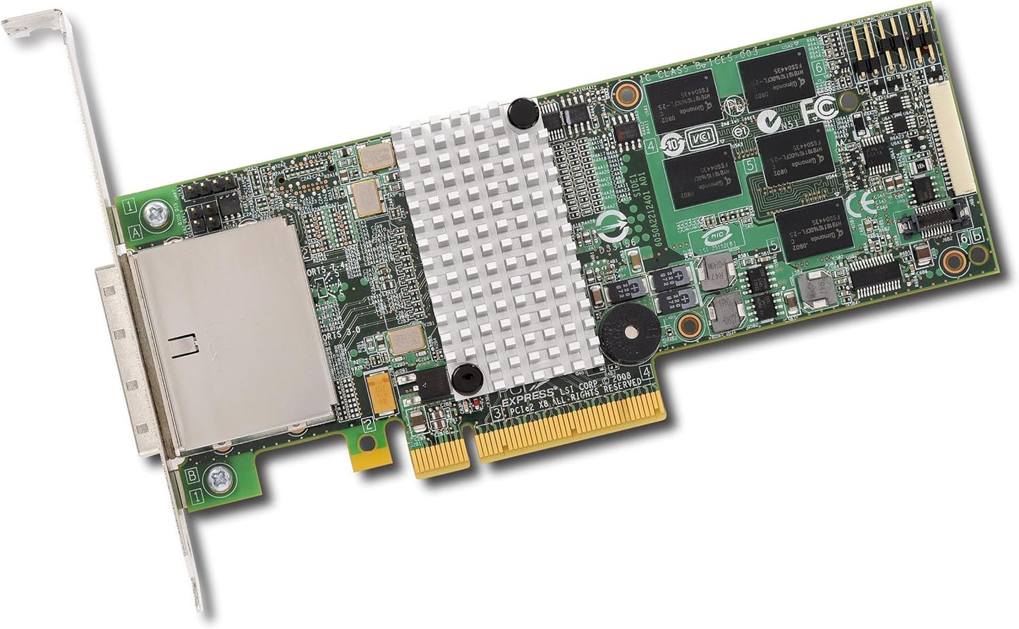 LSI Logic SAS9280-8E SGL Raid 8PORT Ext 6GB SAS/SATA PCIe Card
