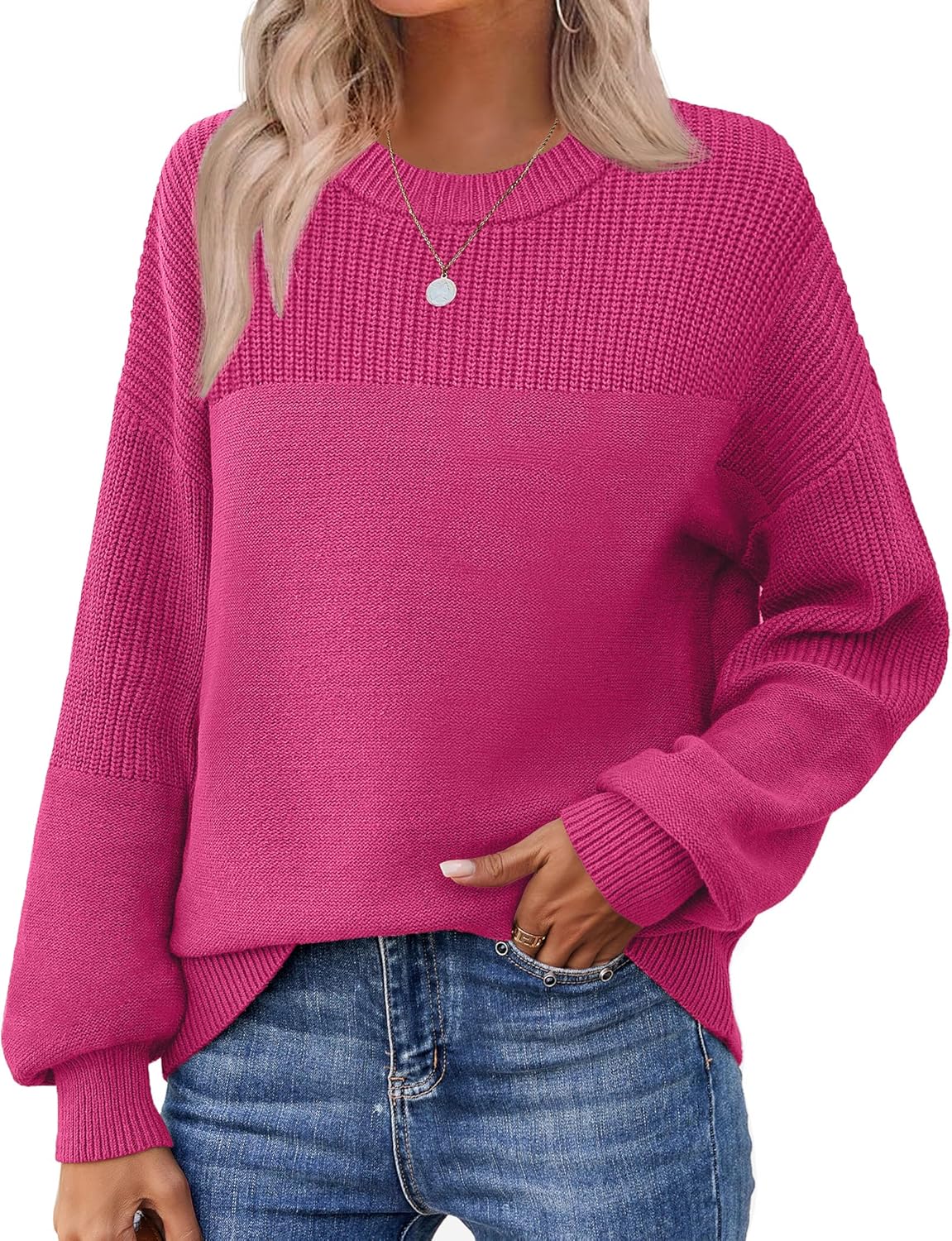 Zeagoo Women's Chunky Knit Sweater for Fall and Winter Wear