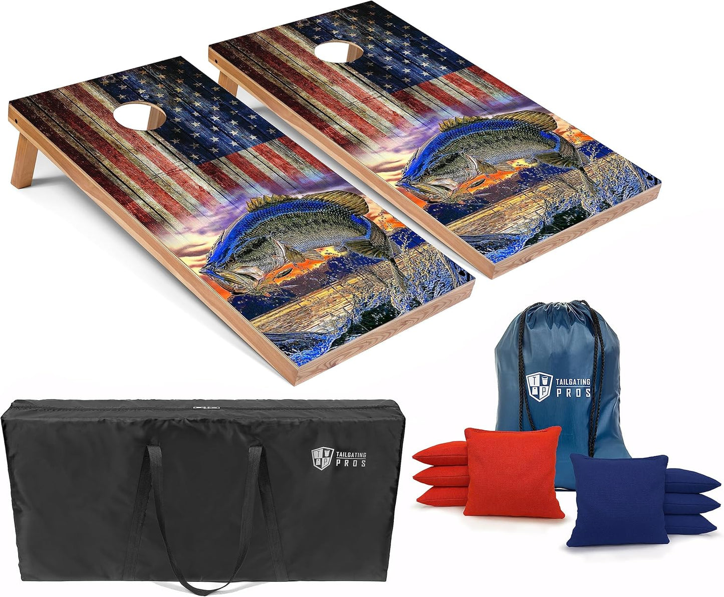 Tailgating Pros Cornhole Board Set - Tournament Grade Fun