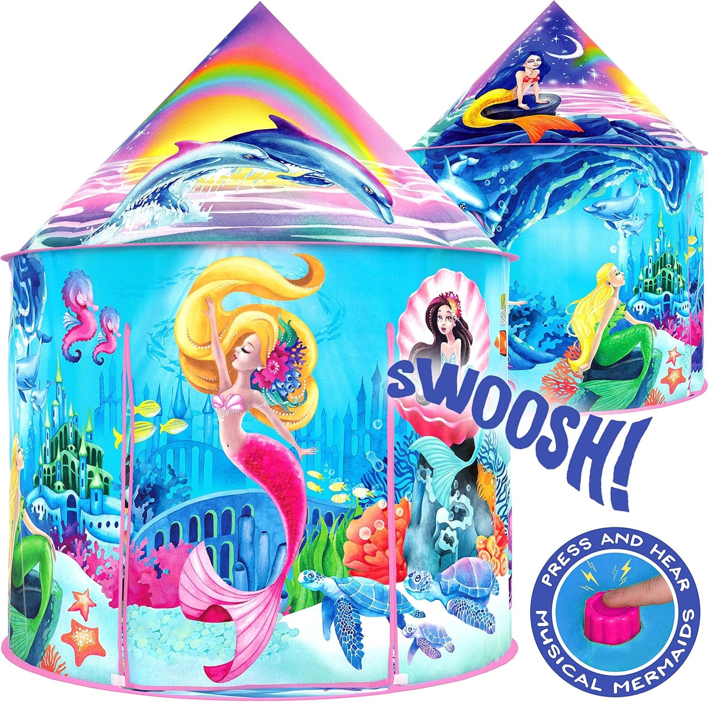 Mermaid Tent - Captivating Pop Up for Girls
