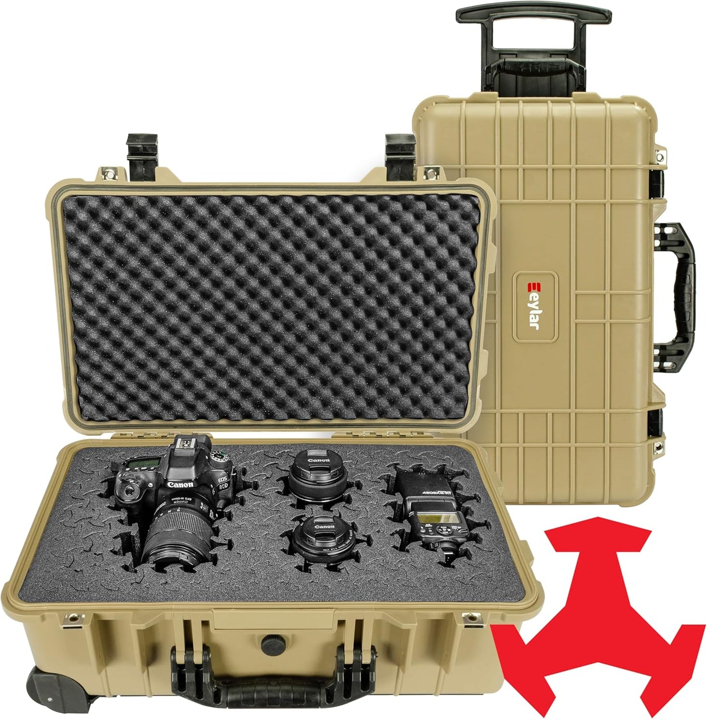 Eylar 22 Carry-On Roller Hard Case for Equipment and Drones