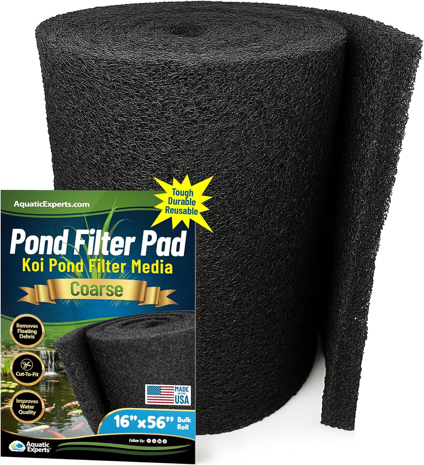 Coarse Koi Pond Filter Pad Roll for Crystal Clear Water