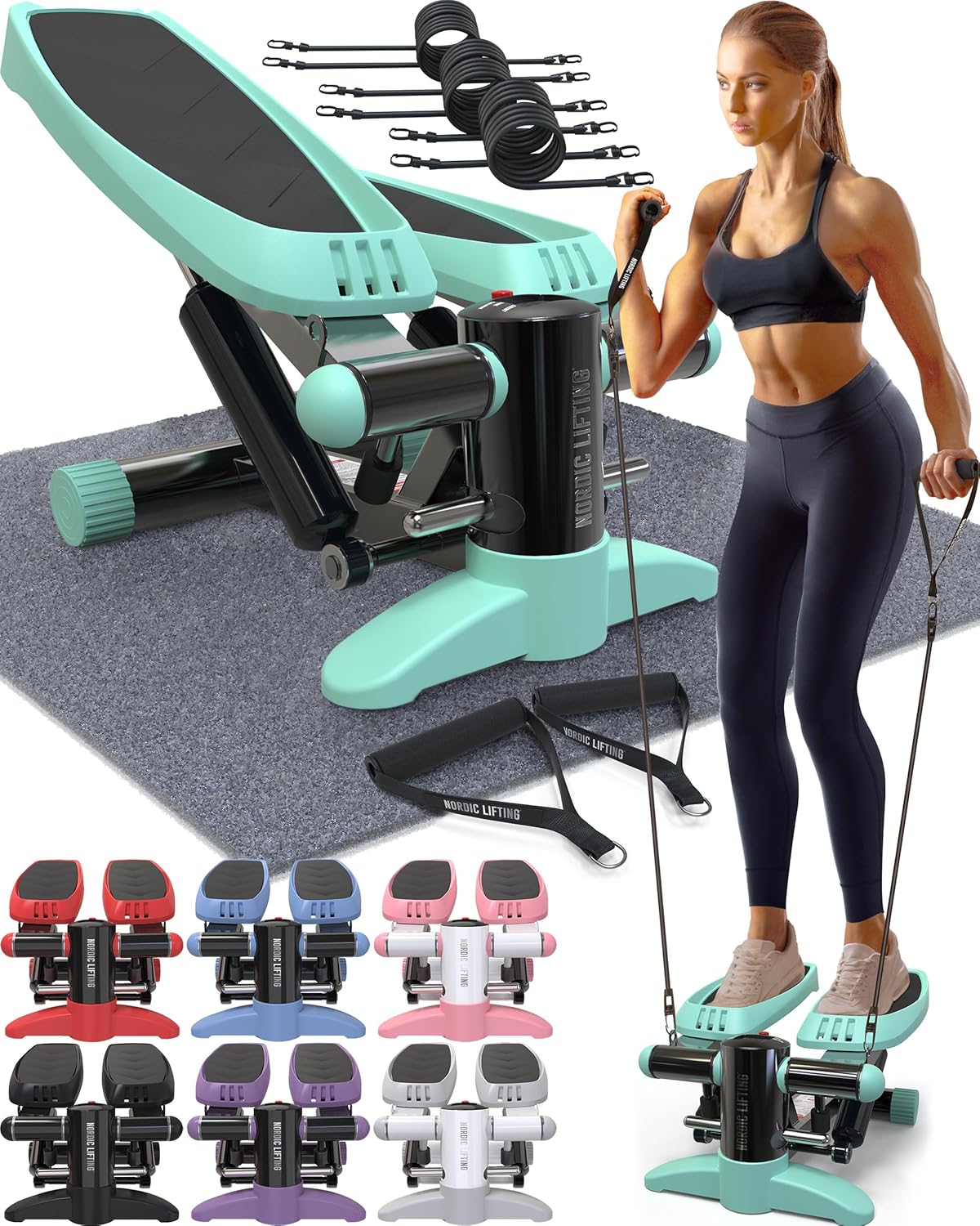 Nordic Lifting Mini Stepper for Cardio and Muscle Toning