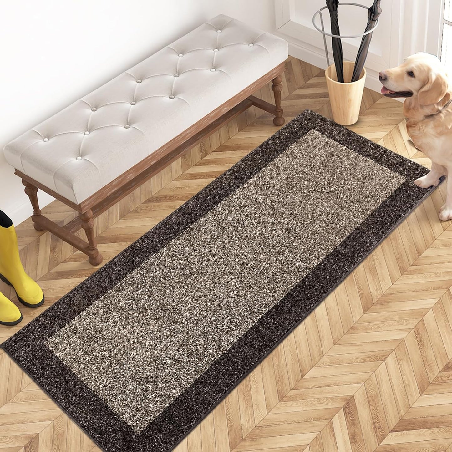 PURRUGS Dirt Trapping Door Mat 24in x 60in for All Entryways