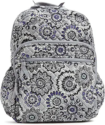 Vera Bradley Women's Cotton XL Campus Backpack for Everyday Use