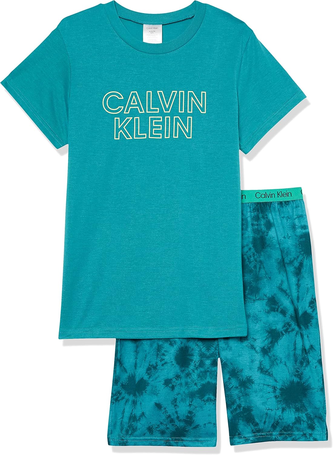 Calvin Klein Boys' Two Piece Sleepwear Set for Cozy Comfort