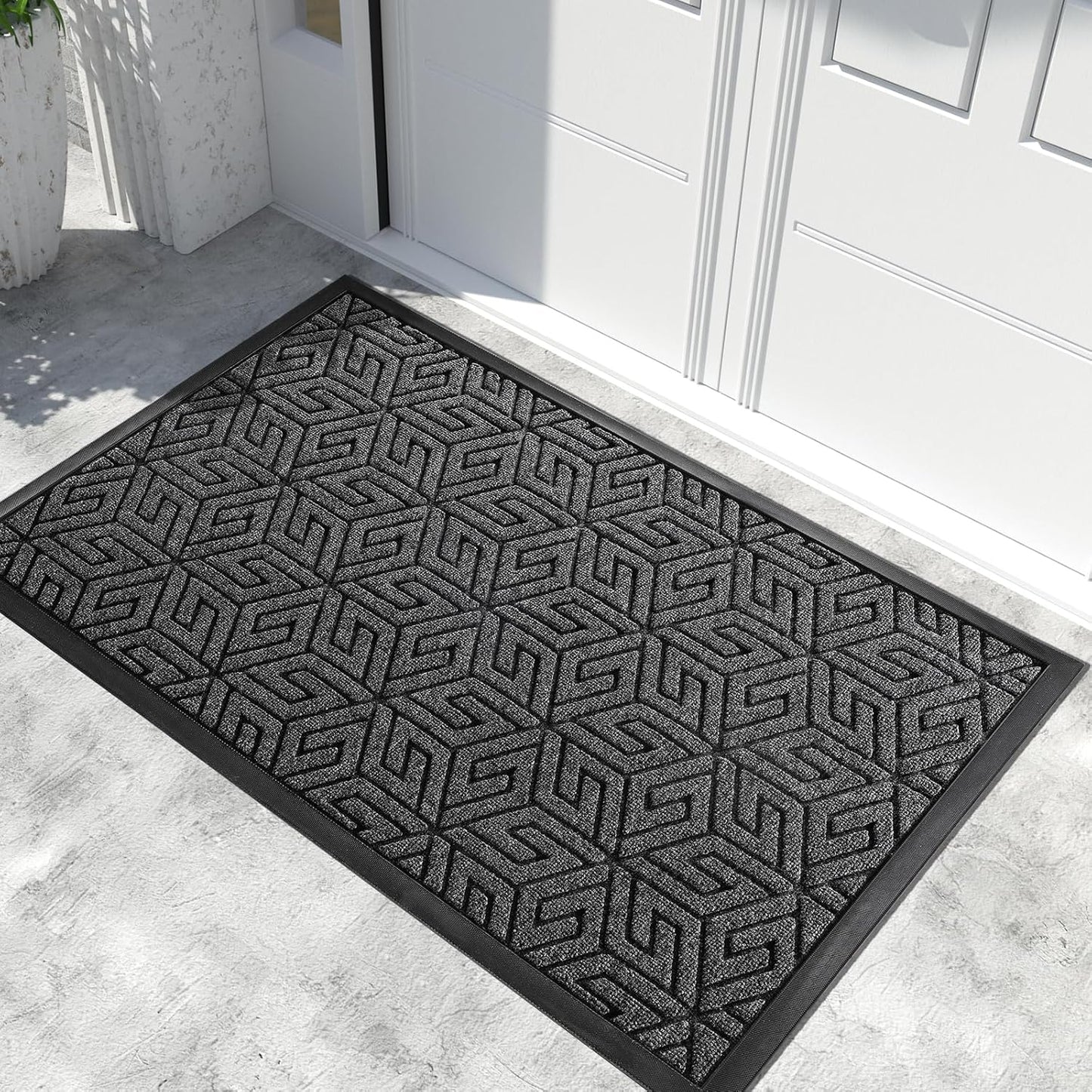 Yimobra Extra Large Door Mat 60x36 for All-Weather Use