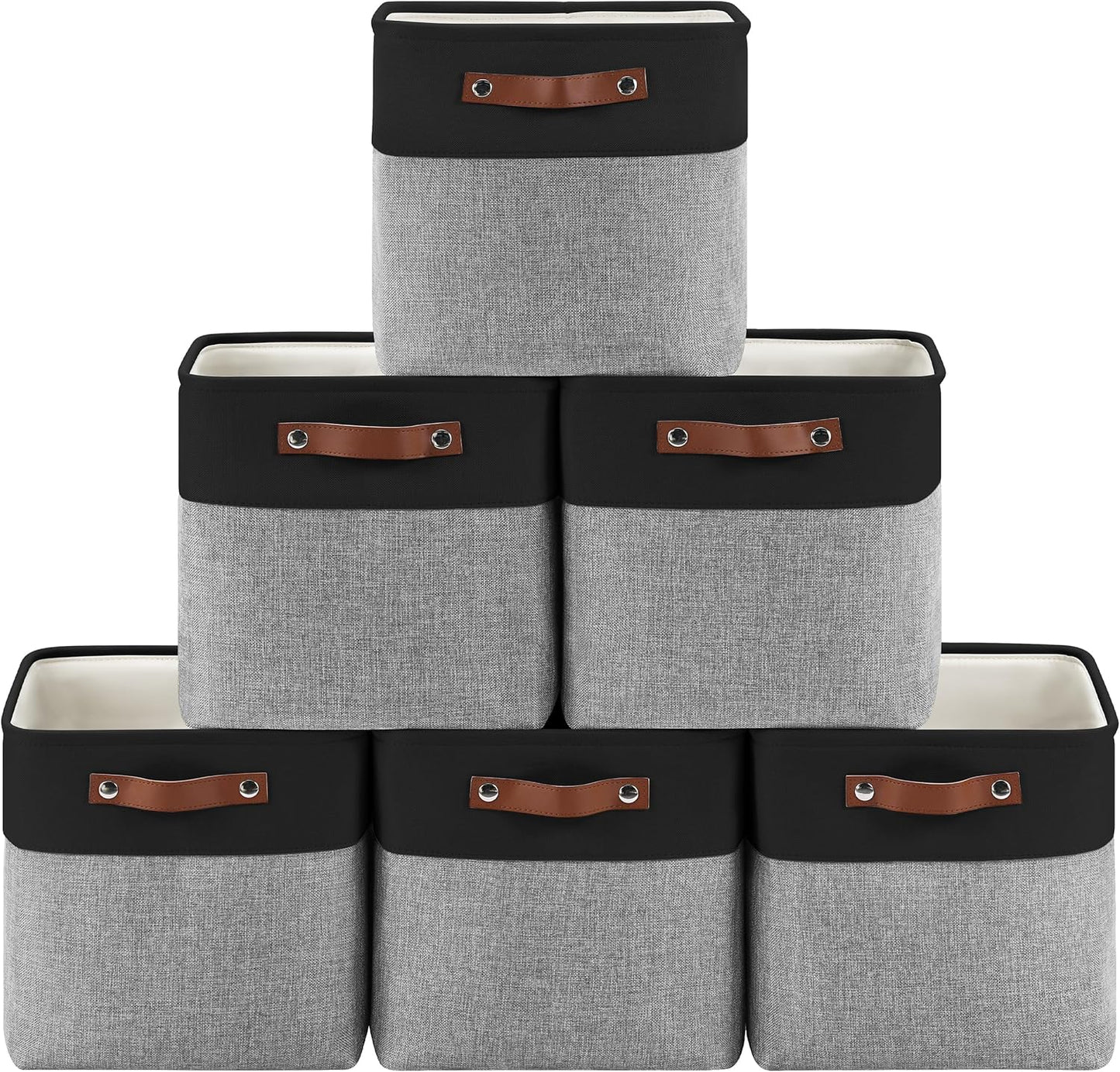 Collapsible Fabric Cube Storage Bins for Stylish Organization