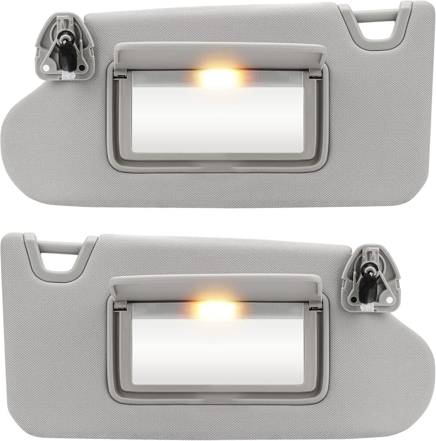 TadaMark Sun Visor Set for Nissan Altima 2013-2018 Gray Light