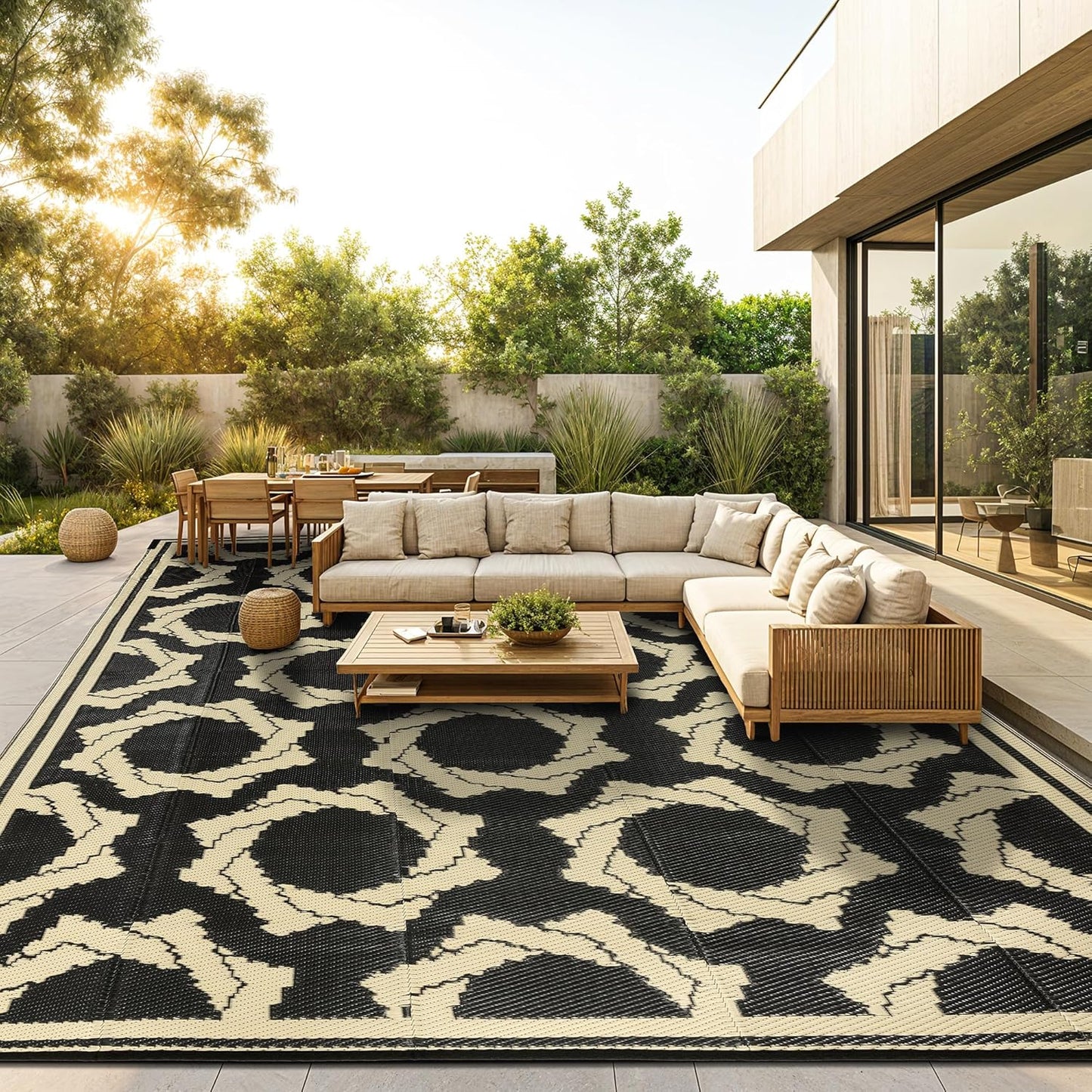 LBRO2M Waterproof Outdoor Rug 9X12 for Stylish Patios