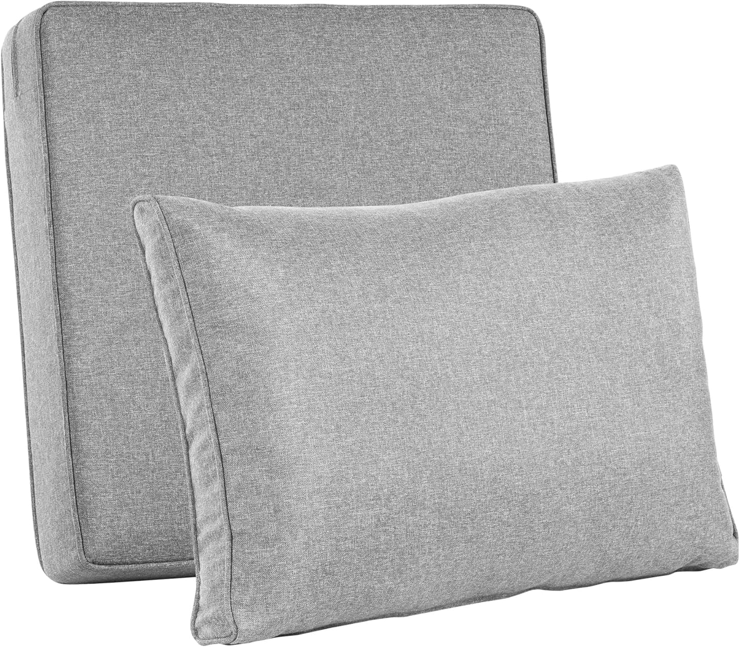 ovios Patio Cushion Covers for Outdoor Furniture - Dark Grey