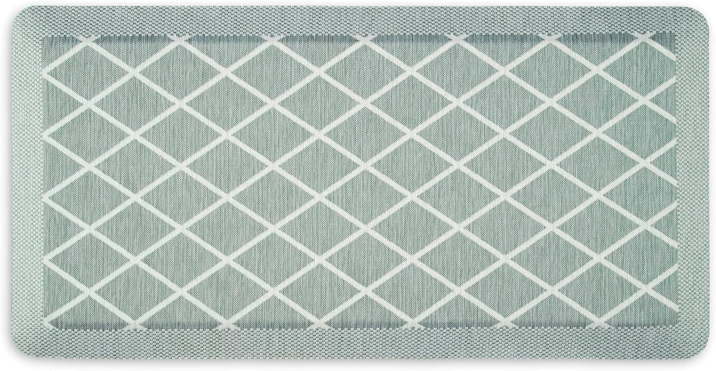 Martha Stewart Miles Modern Diamond Anti-Fatigue Kitchen Mat