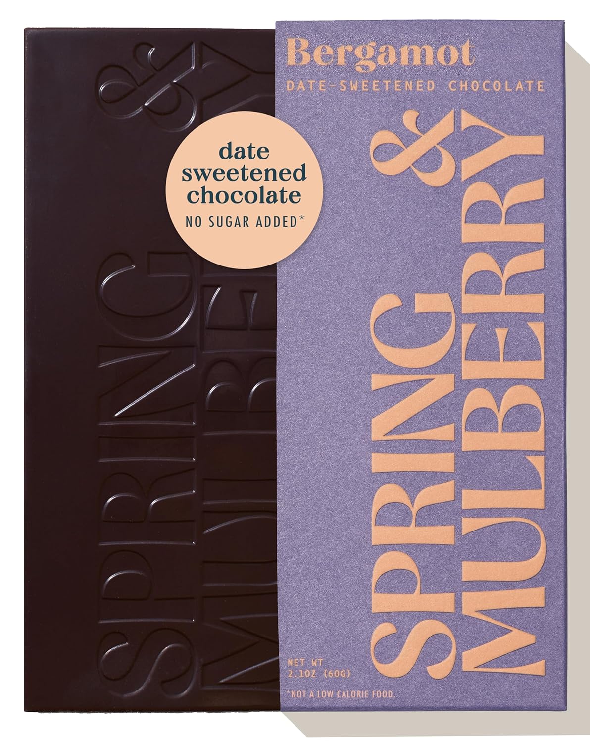 Spring & Mulberry Dark Chocolate Bars - Healthy Indulgence 6 Pack