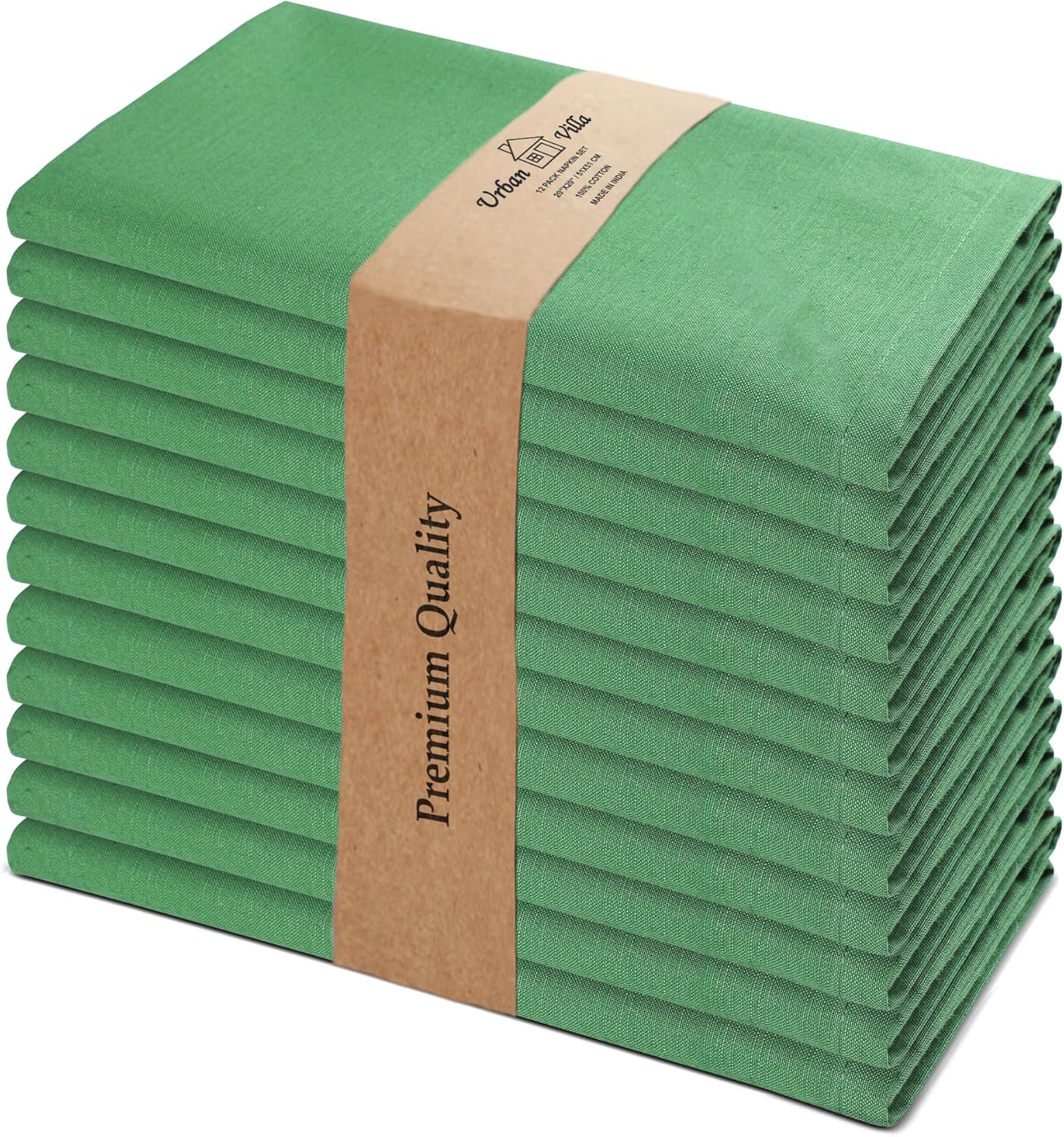 Urban Villa Cloth Napkins Set of 12 for Elegant Dining Events