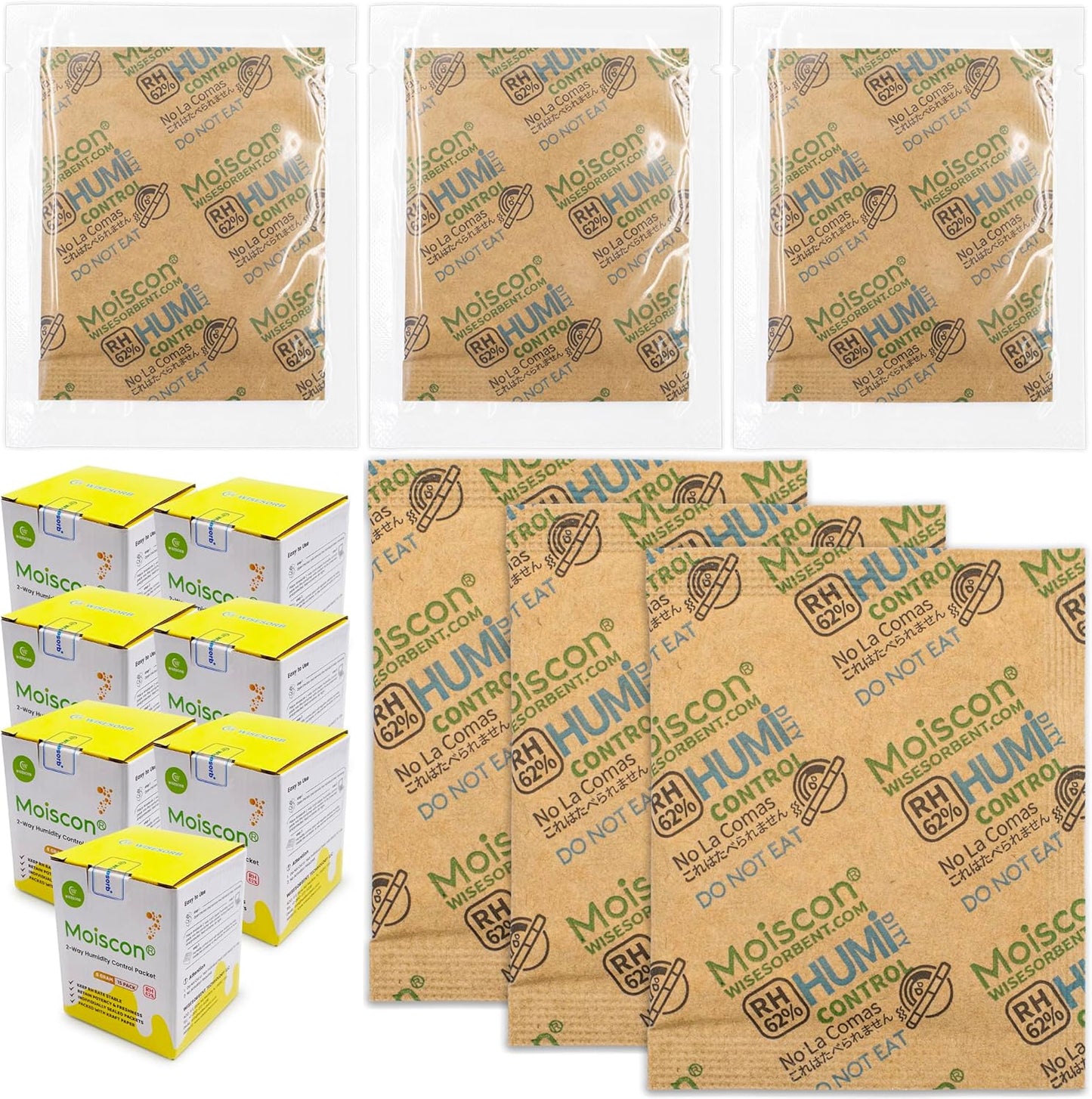 62% Humidity Control Packs for Optimal Freshness and Potency