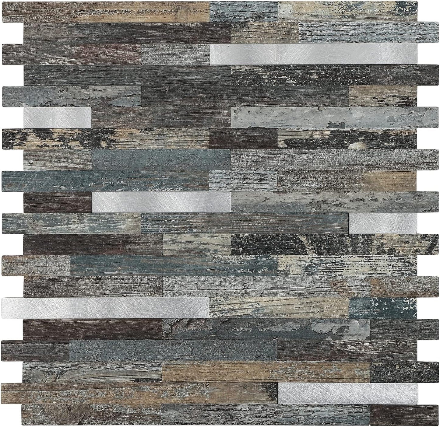 Midcard Peel and Stick Backsplash PVC Wall Tile for Kitchen