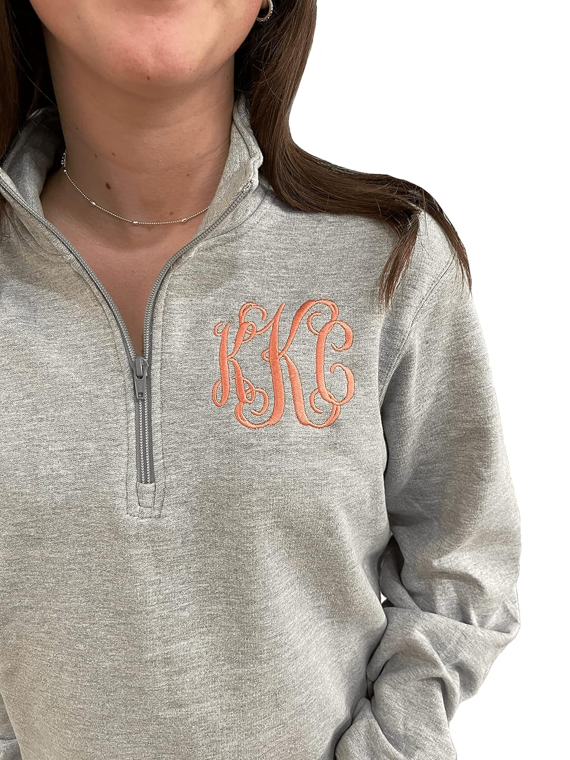 Handmade Monogram Sweatshirt: Custom Embroidered Chic Style