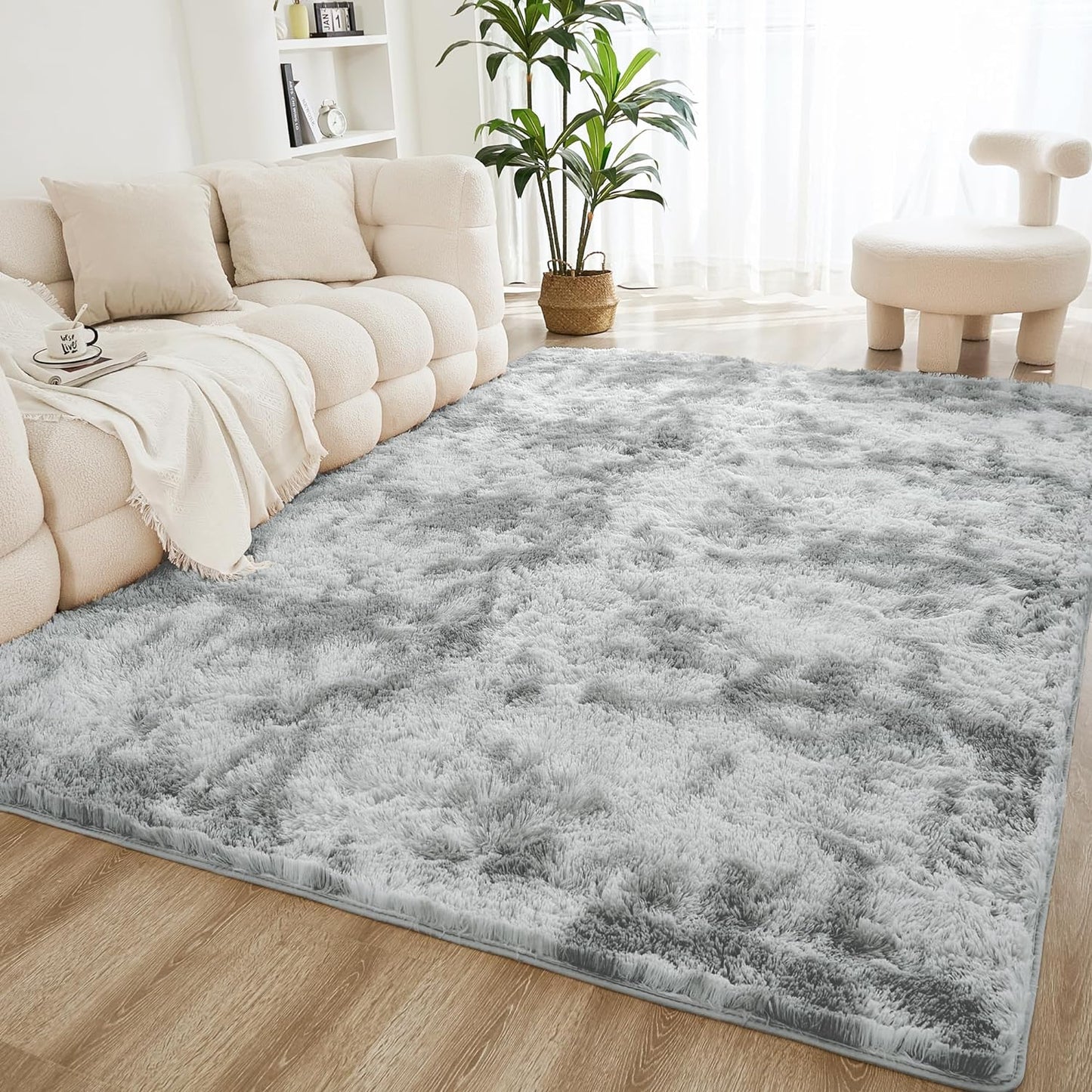Litanika 6x9 Shag Area Rug: Soft Plush for Living Room & Bedroom