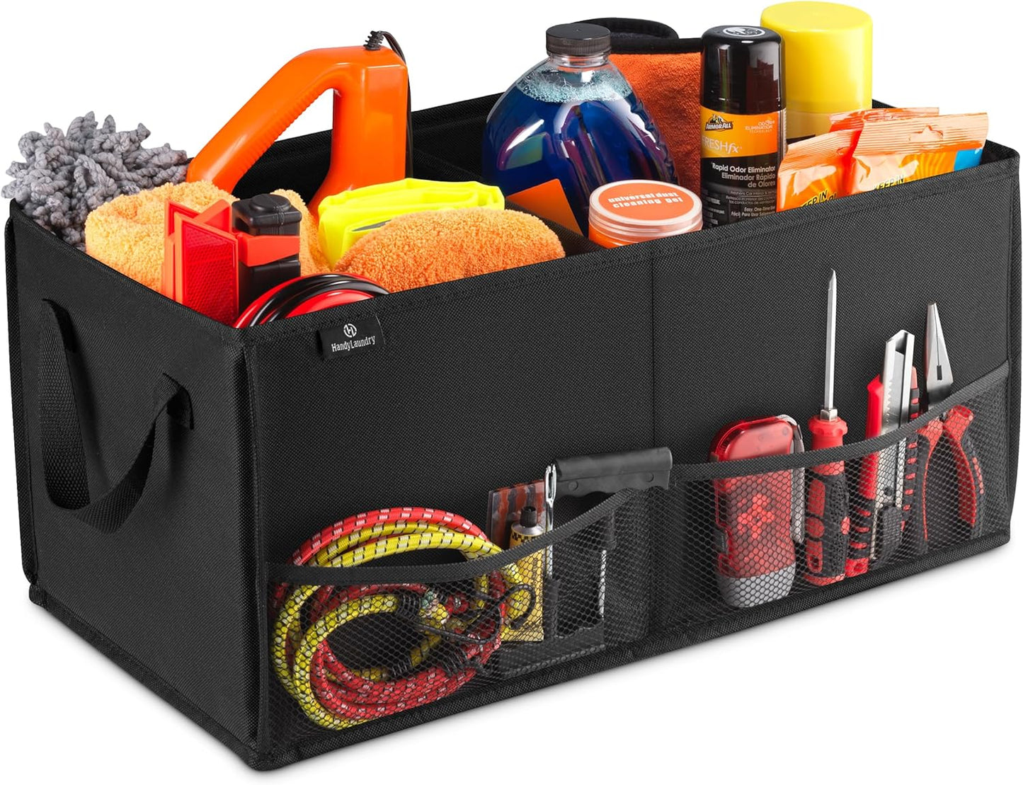 Fold Away Car Trunk Organizer - Prevent Items Rolling!