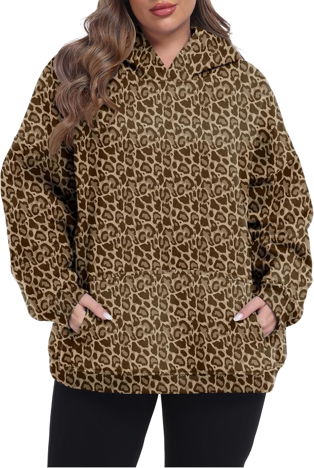 Cozy Plus Size Hoodies for Women - Fleece-Lined Sweatshirts