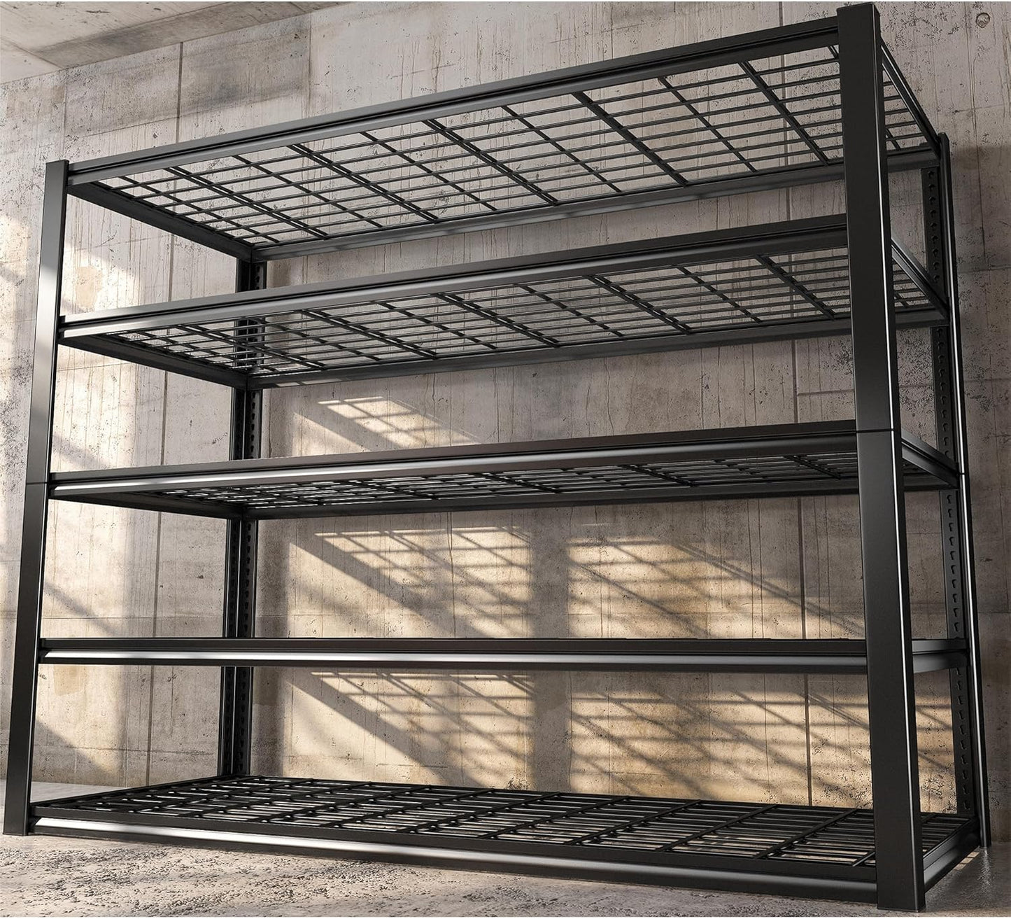 Heavy Duty Garage Shelving by REIBII - 3000LBS Capacity