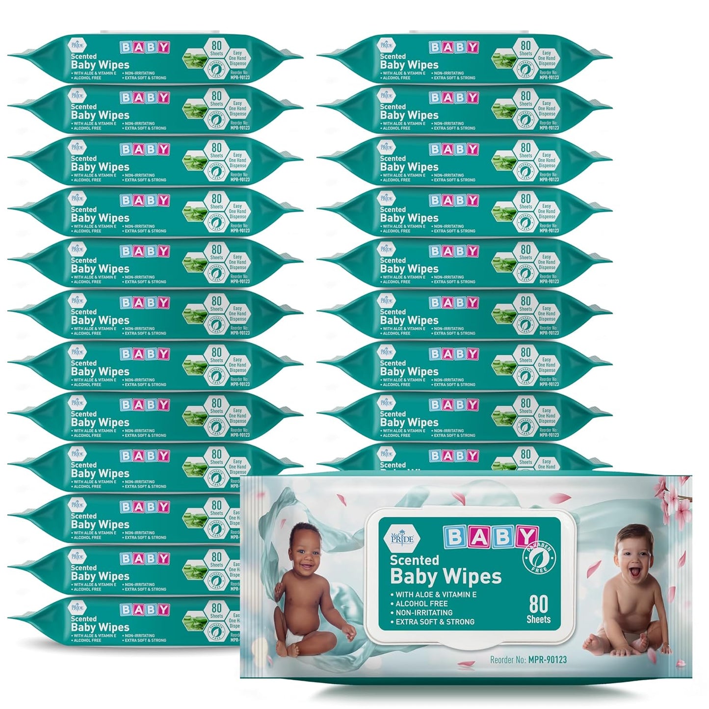 Gentle Care Baby Wipes in Bulk with Aloe Vera & Vitamin E