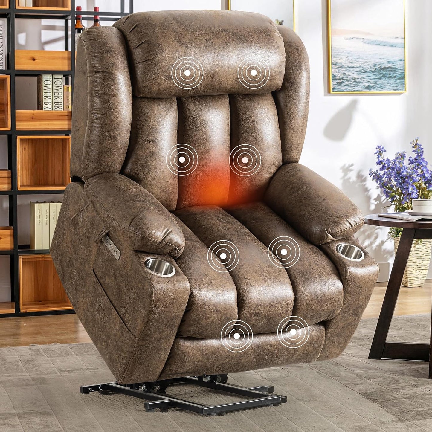Massage Heat Recliner Chair for Elderly